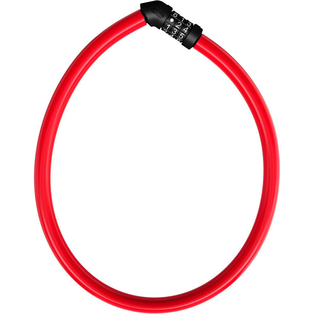 Abus candado bicicleta Cables 4408C/65 RD vista frontal