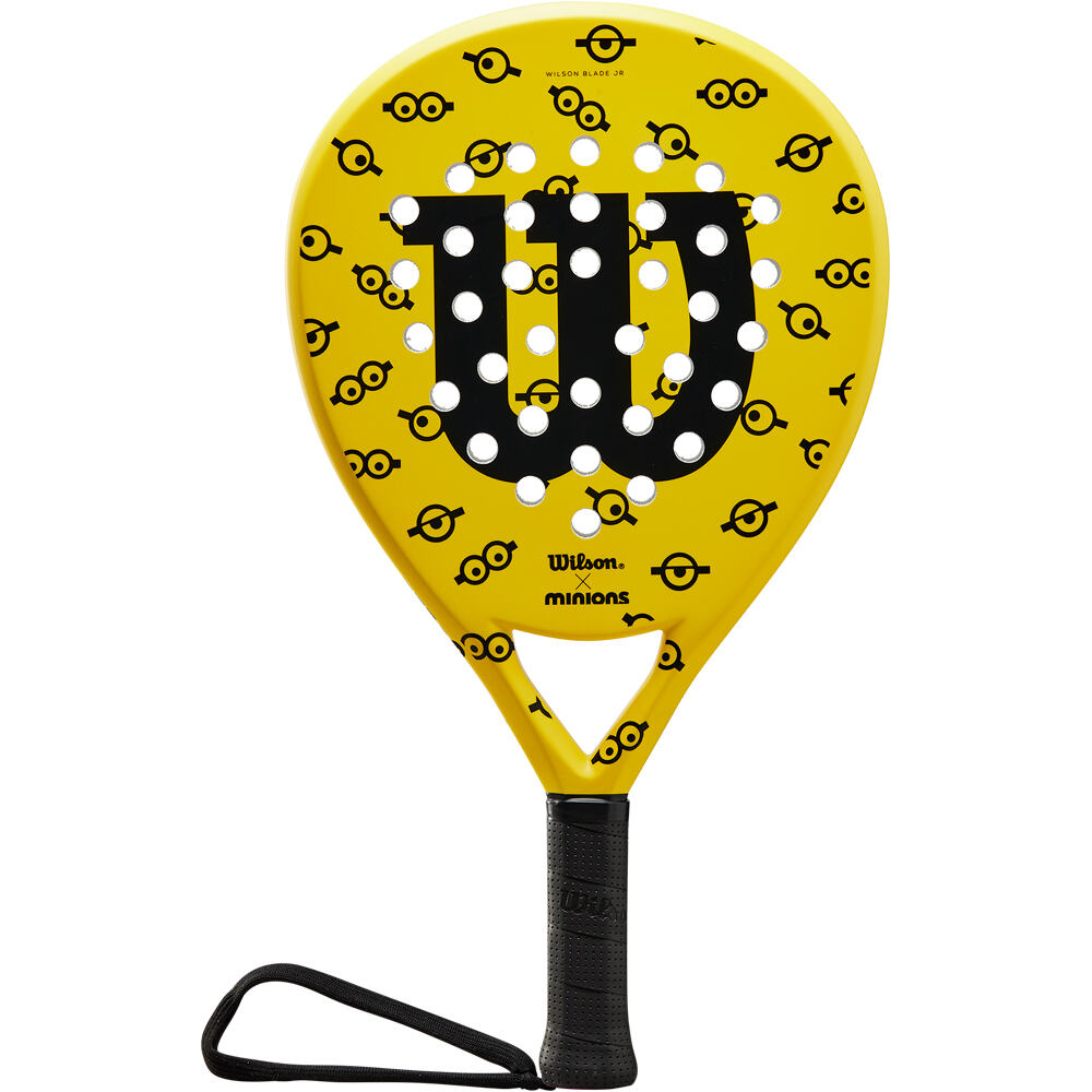 Wilson pala pádel niño MINIONS EYES BLADE JR PADEL 0 vista frontal