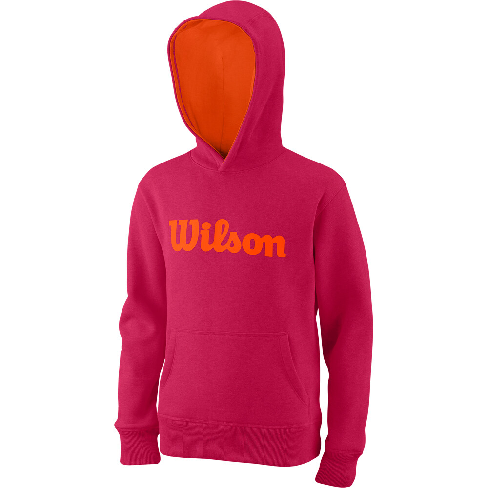 Wilson sudadera tenis infantil Y SCRIPT COTTON PO HOODY vista frontal