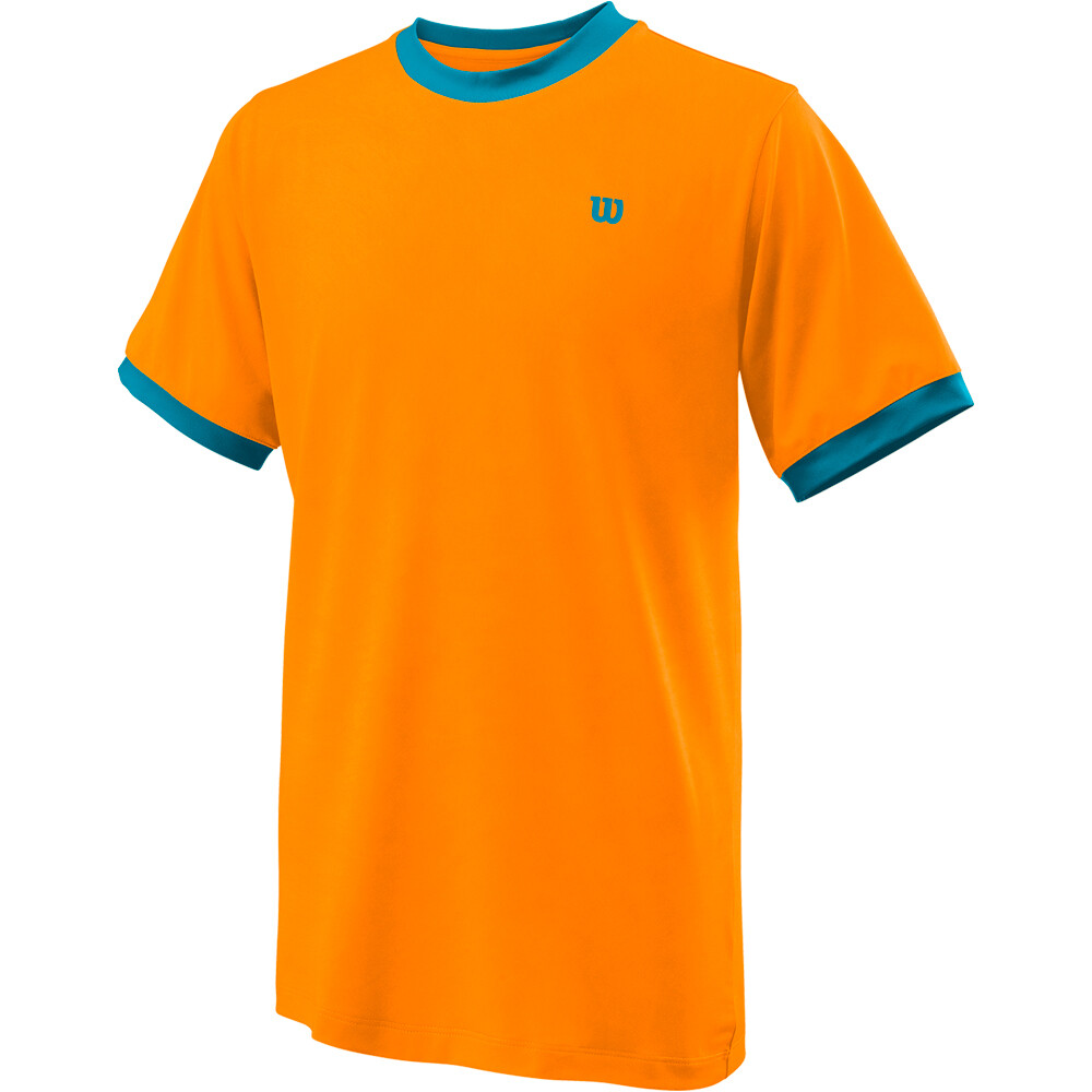 Wilson polo tenis niño B COMPETITION CREW vista frontal