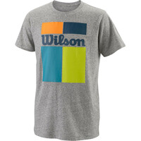 Wilson polo tenis niño B GRID TECH TEE vista frontal