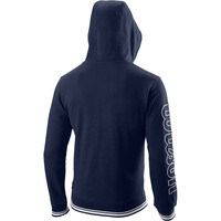 Wilson sudadera tenis hombre TEAM II FZ HOODY vista trasera