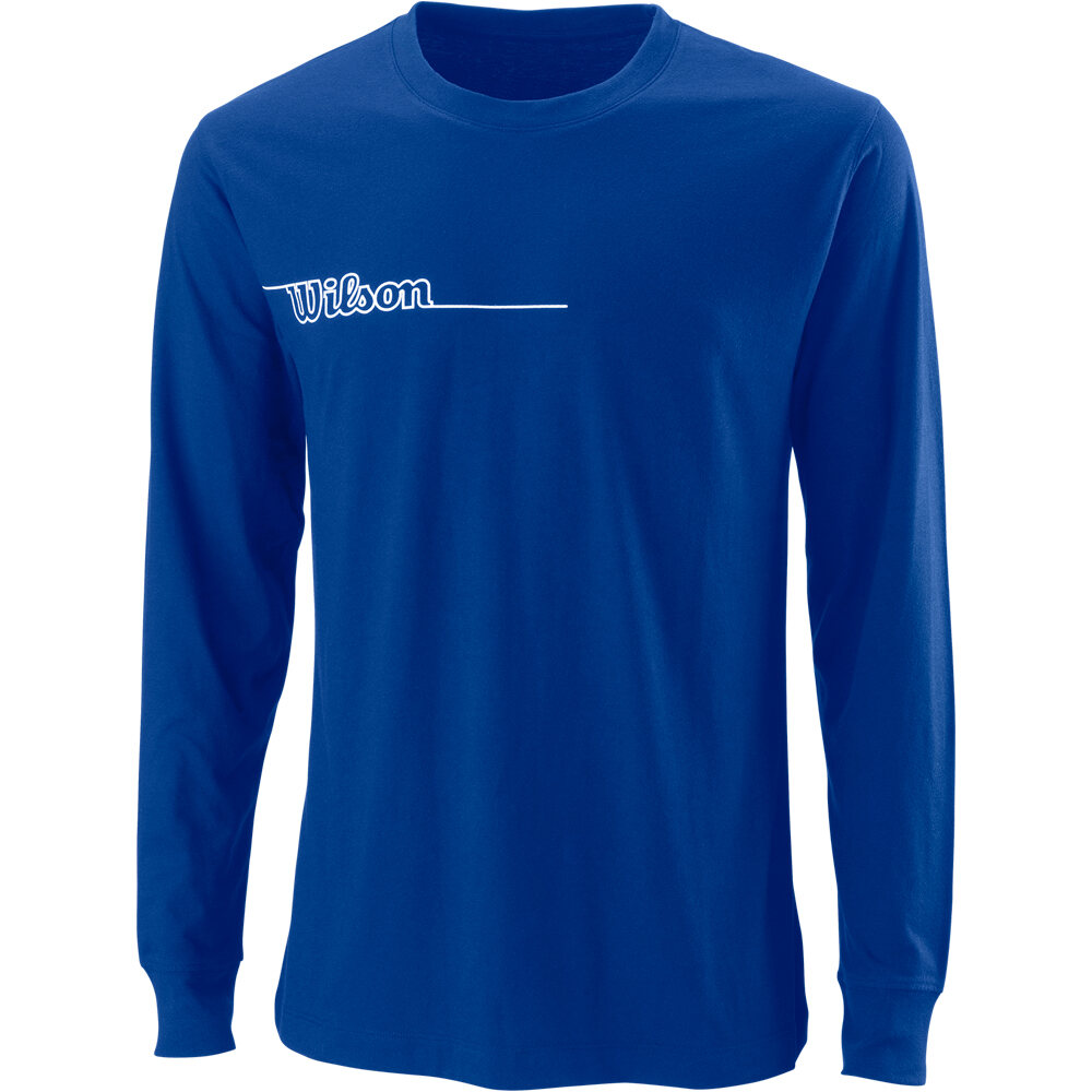 Wilson camiseta tenis manga larga hombre TEAM II LS TECH TEE vista frontal