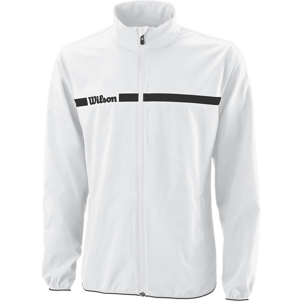 Wilson sudadera tenis hombre TEAM II WOVEN JACKET vista frontal