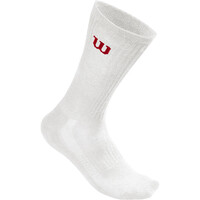 Wilson calcetines tenis M CREW SOCK 3PR vista frontal