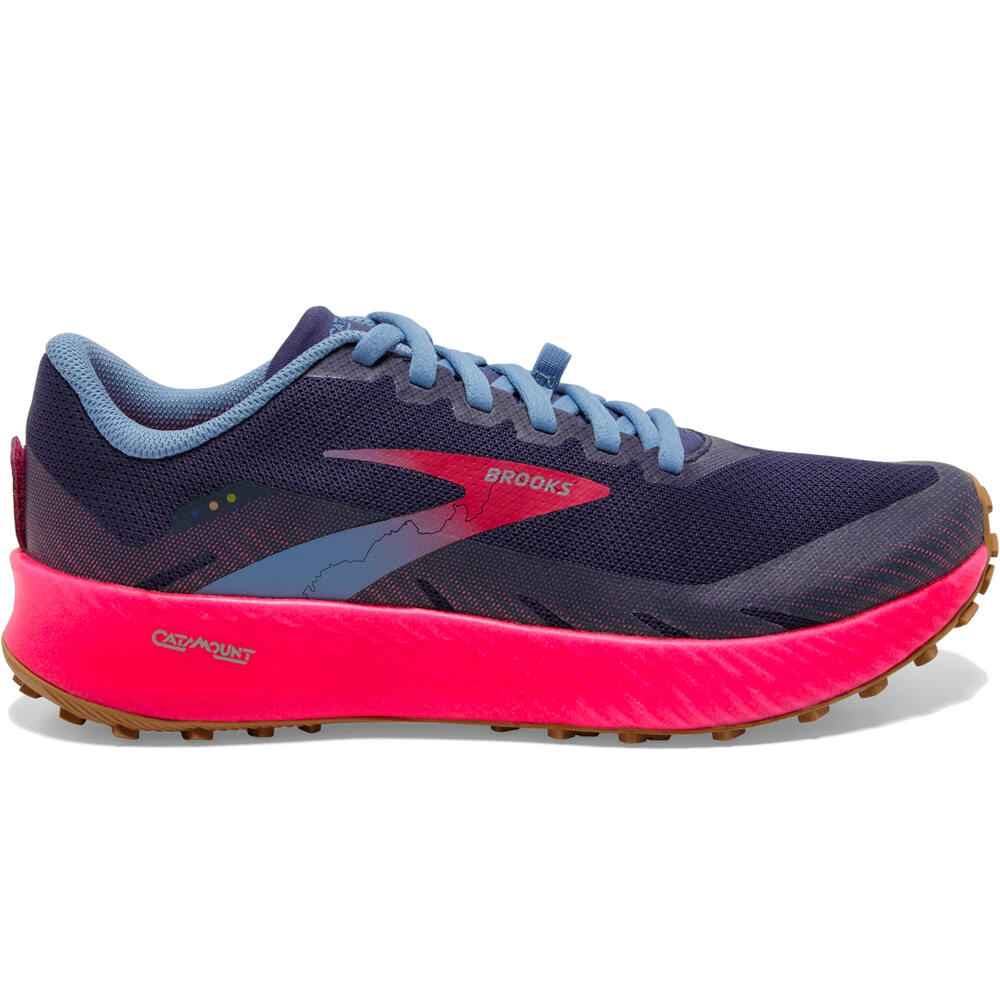 Brooks zapatillas trail mujer Catamount lateral exterior