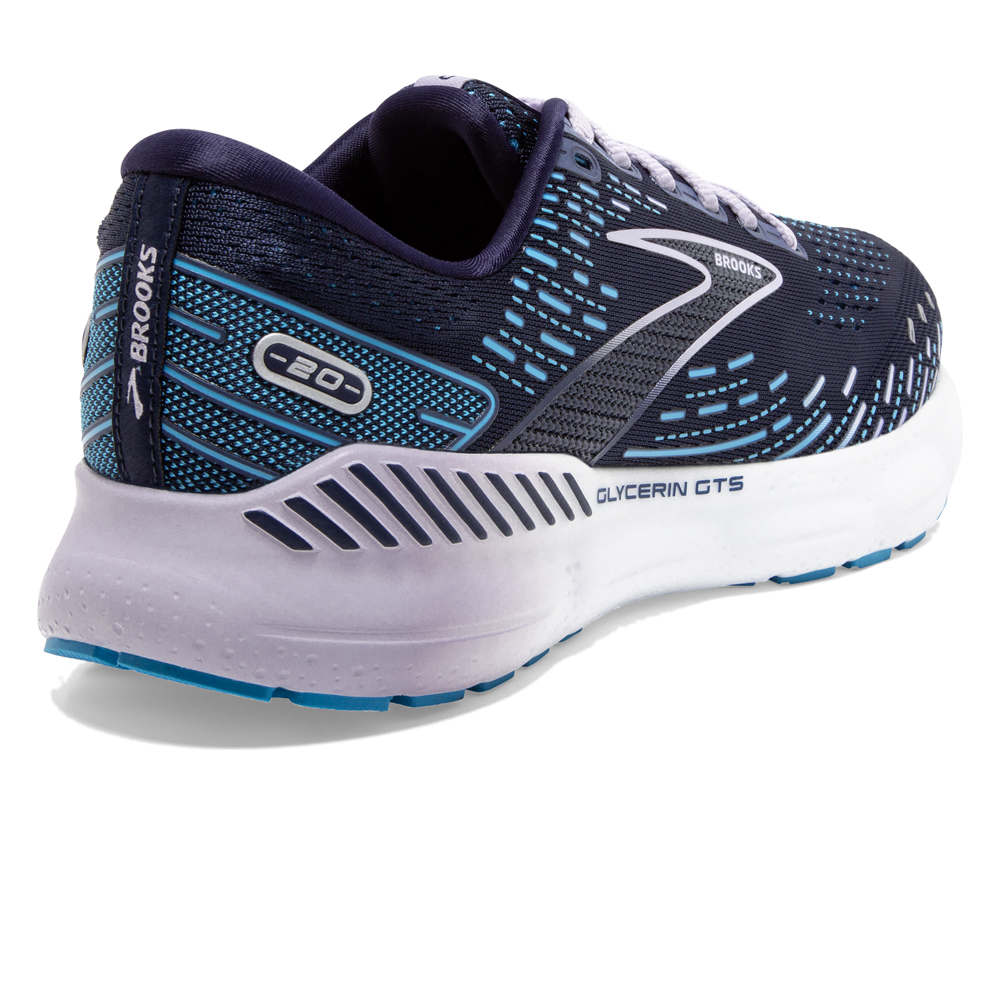 Brooks zapatilla running mujer GLYCERIN GTS 20 lateral interior