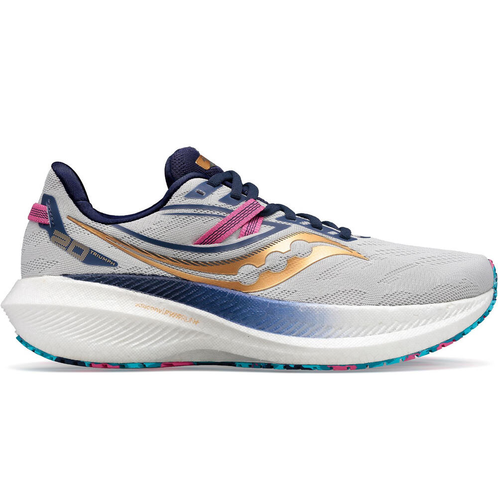 Saucony zapatilla running mujer TRIUMPH 20 lateral exterior