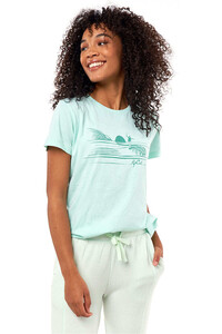 Rip Curl camiseta manga corta mujer RE-ENTRY CREW NECK TEE vista frontal