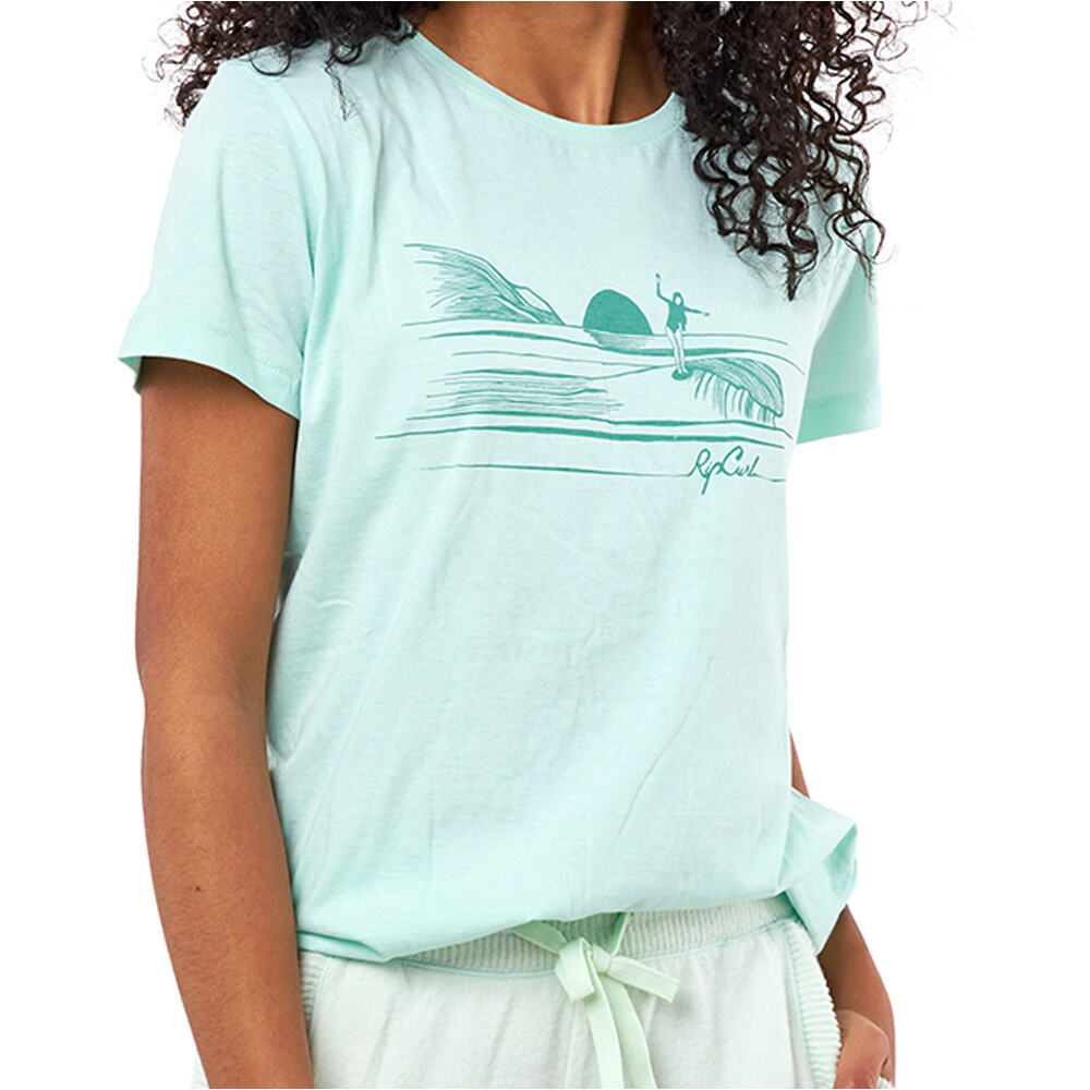 Rip Curl camiseta manga corta mujer RE-ENTRY CREW NECK TEE 03