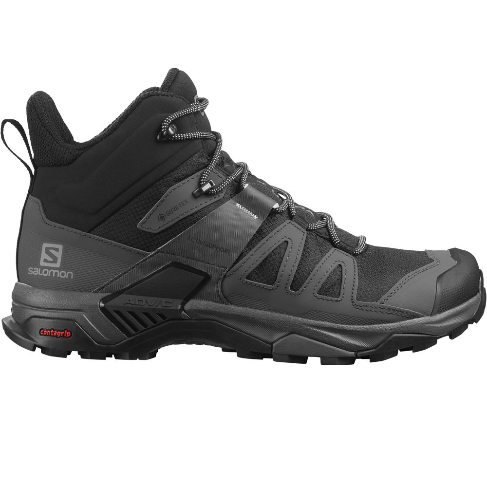X ultra 4 mid gore-tex bota trekking hombre Negro (46 2/3)