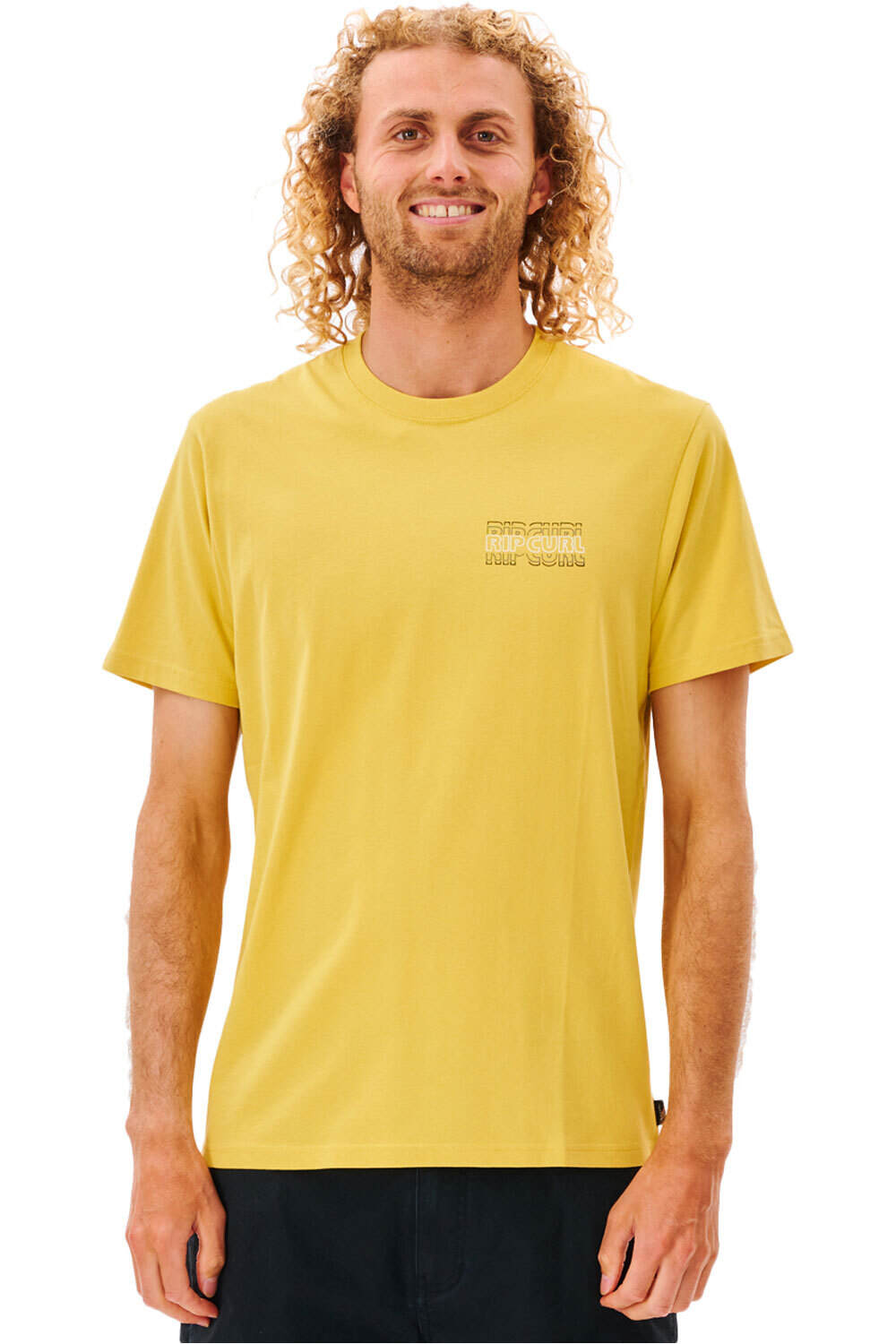 Rip Curl camiseta manga corta hombre SURF REVIVAL REPEATER TEE vista frontal