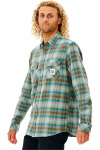 Rip Curl camisa manga larga hombre SWC FLANNEL SHIRT vista frontal