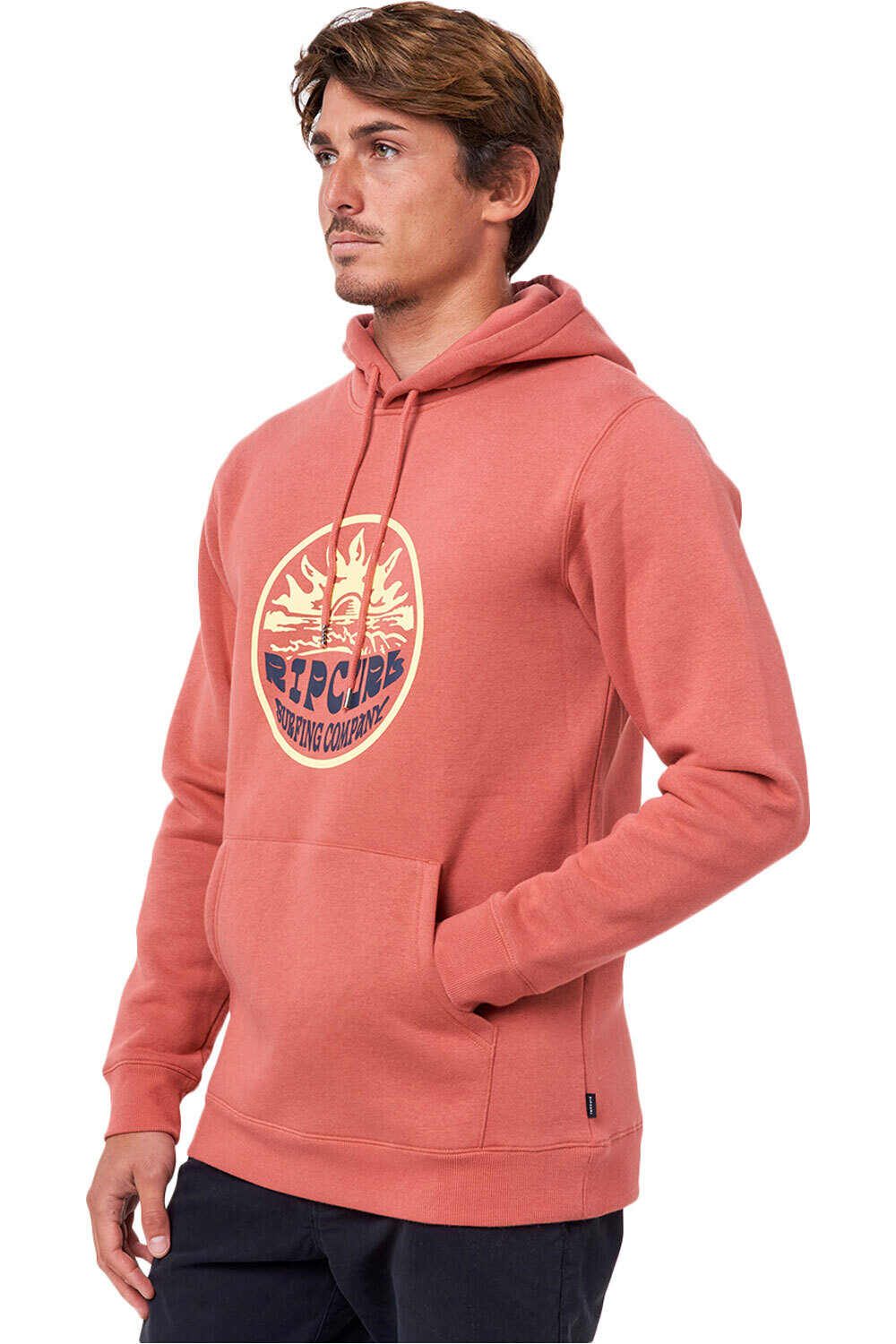 Rip Curl sudadera hombre DOWN THE LINE FP HOODED vista trasera