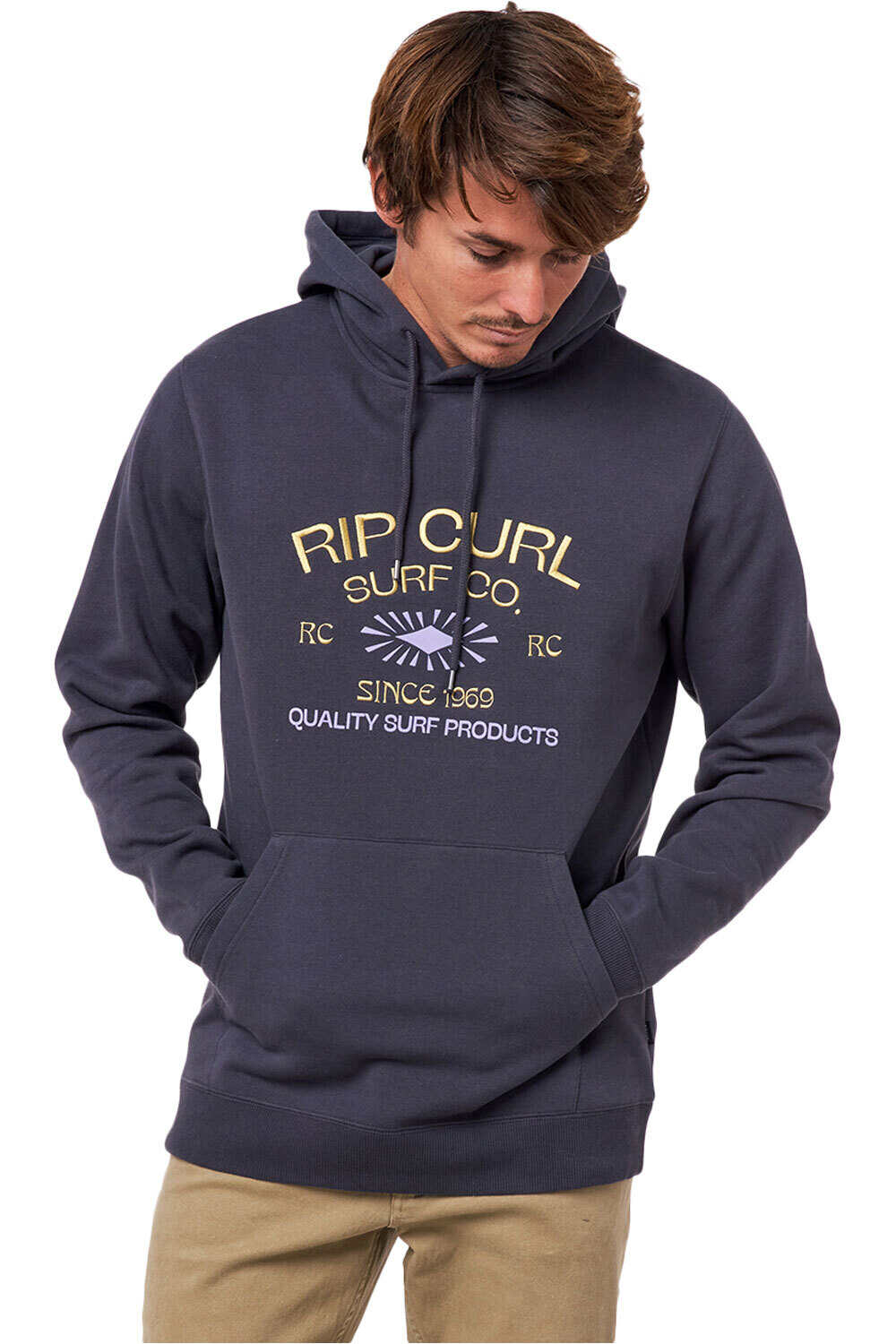 Rip Curl sudadera hombre RADIATE HOODED FLEECE vista frontal