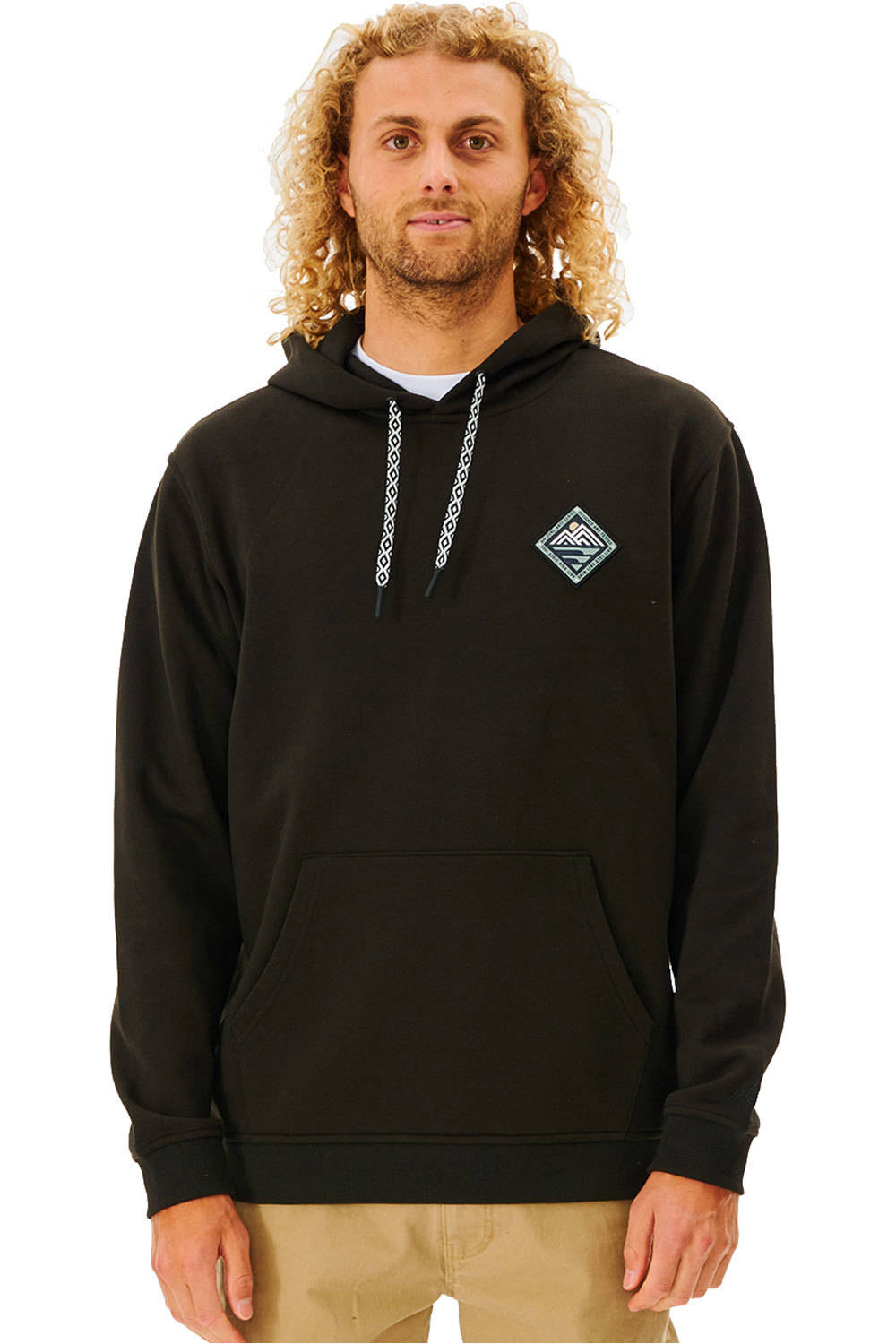 Rip Curl sudadera hombre ANTI SERIES JOURNEY HOOD vista frontal