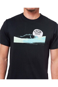 Rip Curl camiseta manga corta hombre DOWN THE LINE STRIPE S/S TEE vista detalle