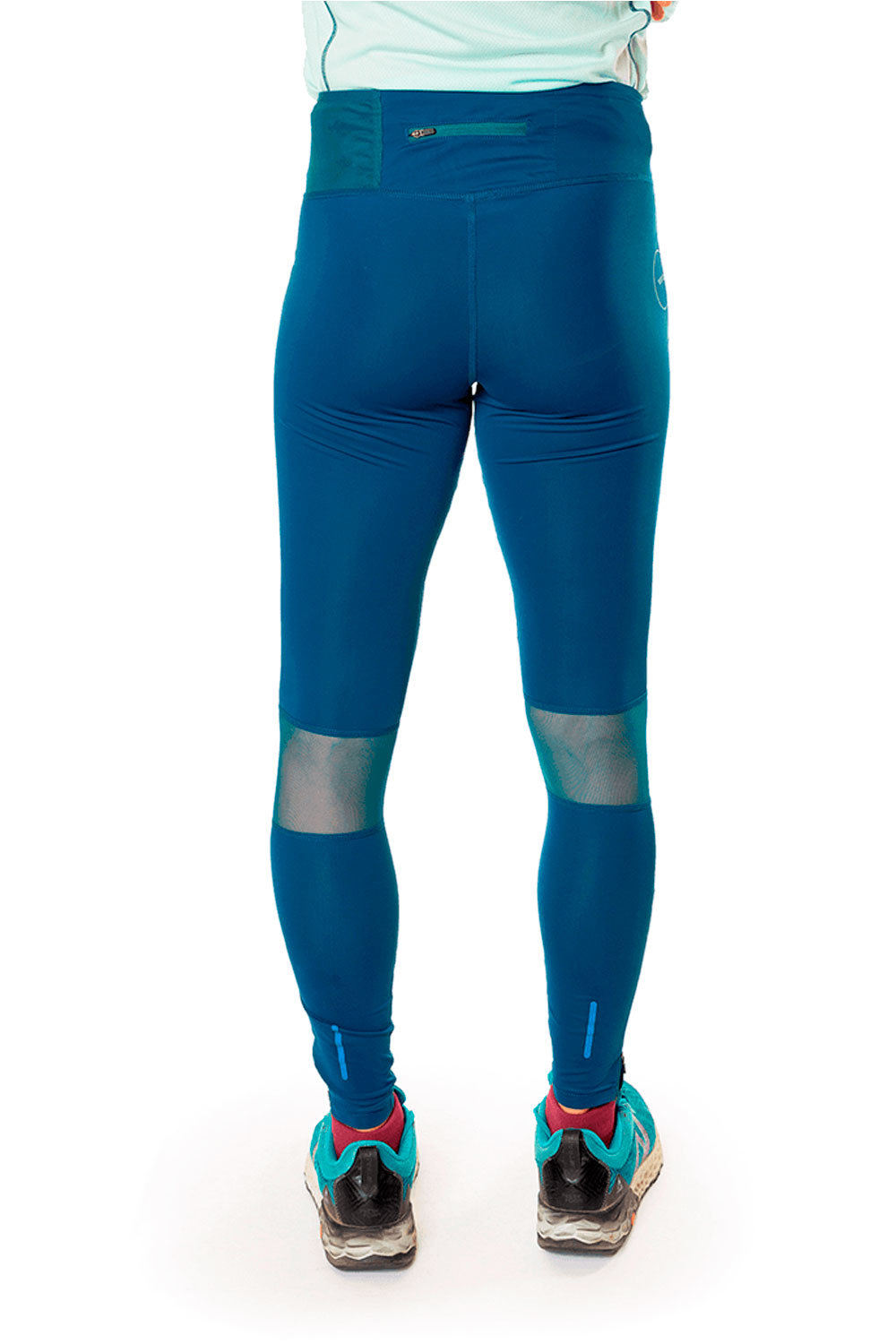 Trango mallas trail running largas mujer PANT. LARGO FIORD vista trasera