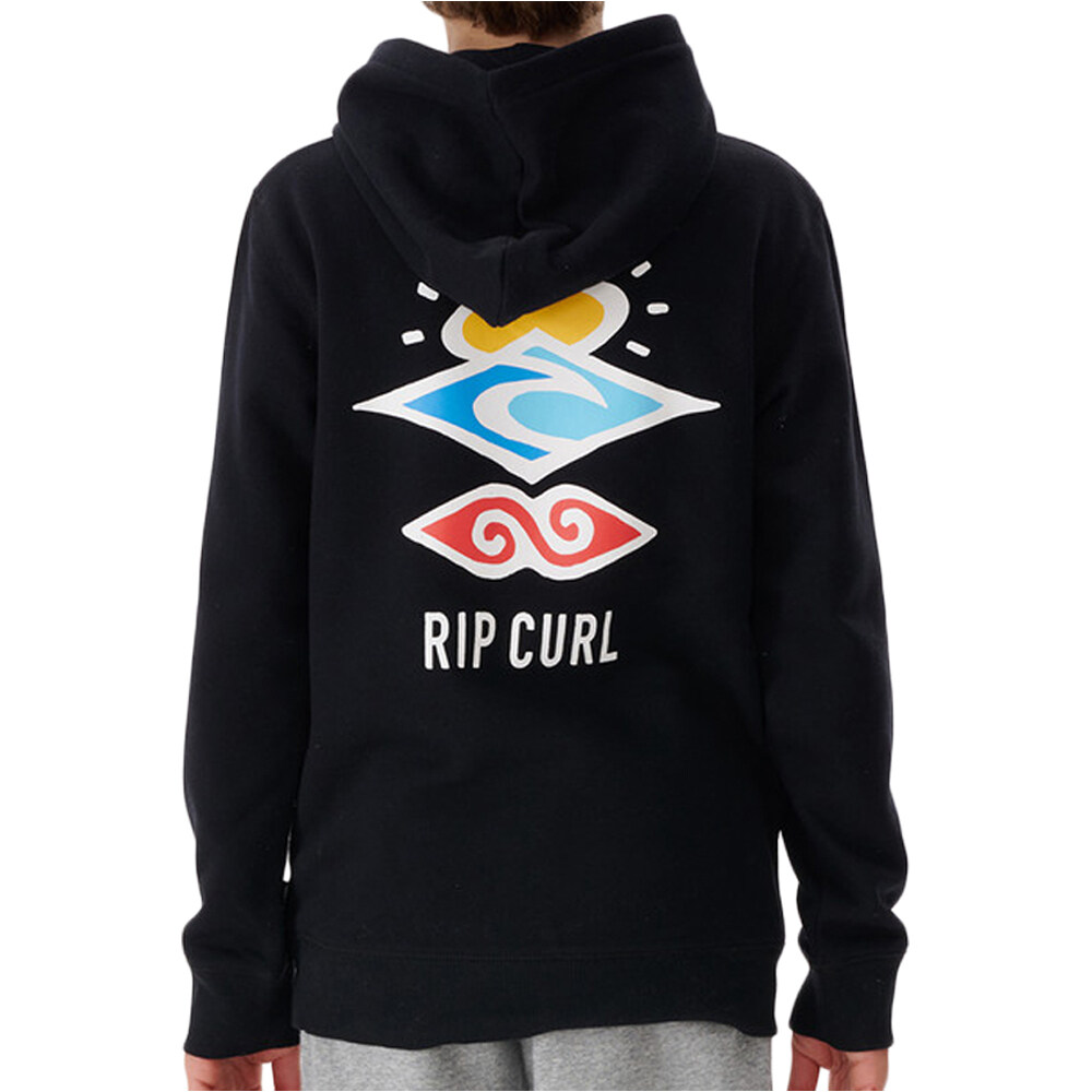 Rip Curl sudadera niño SEARCH ICON HOOD vista trasera