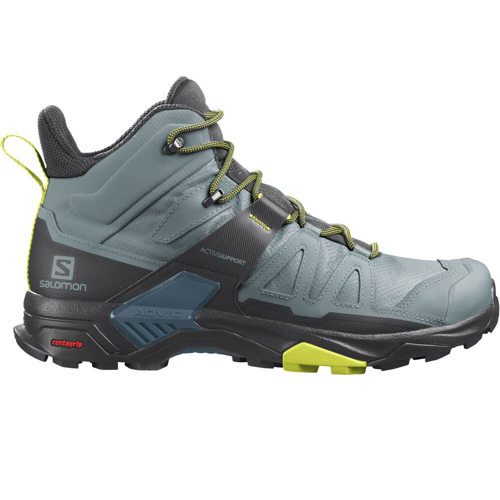 Salomon bota trekking hombre X ULTRA 4 MID GORE TEX lateral exterior