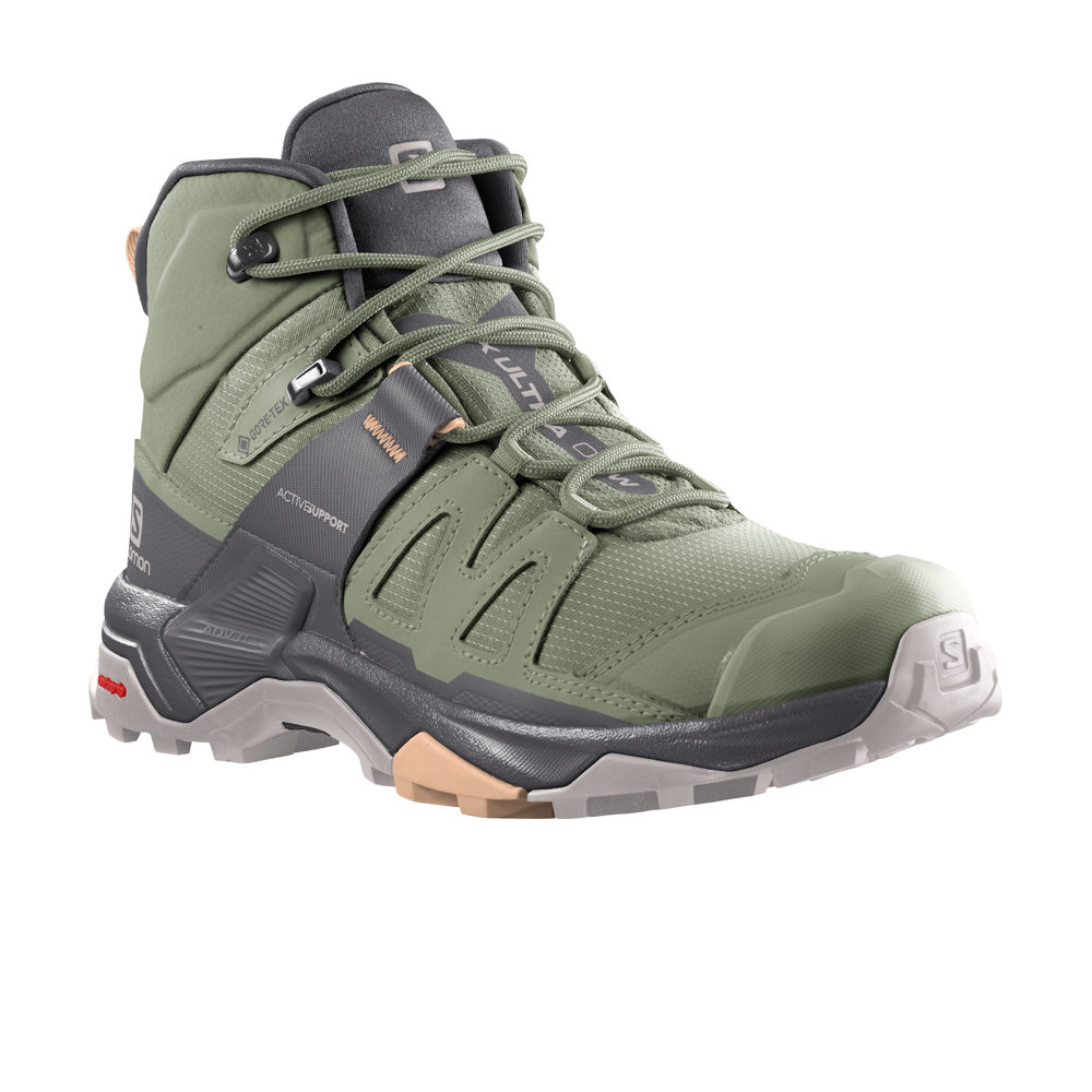 Salomon bota trekking mujer X ULTRA 4 MID GORE TEX puntera