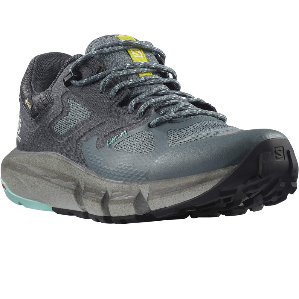 Salomon zapatilla trekking mujer PREDICT HIKE GORE TEX lateral interior