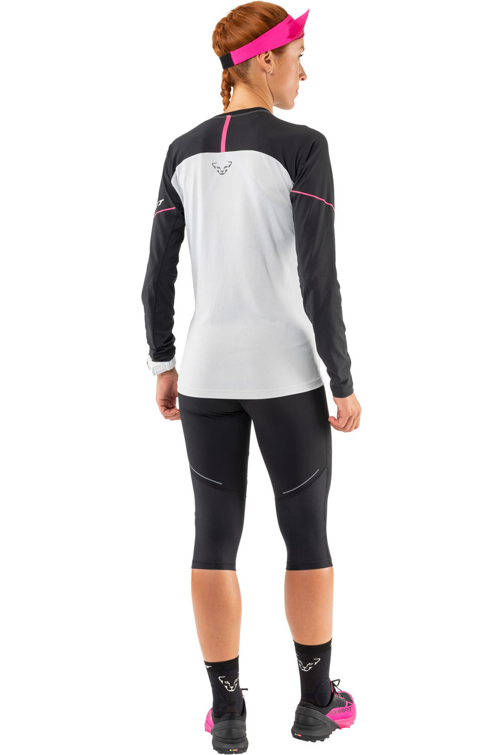 Dynafit camisetas trail running manga larga mujer ALPINE PRO W L/S TEE vista trasera