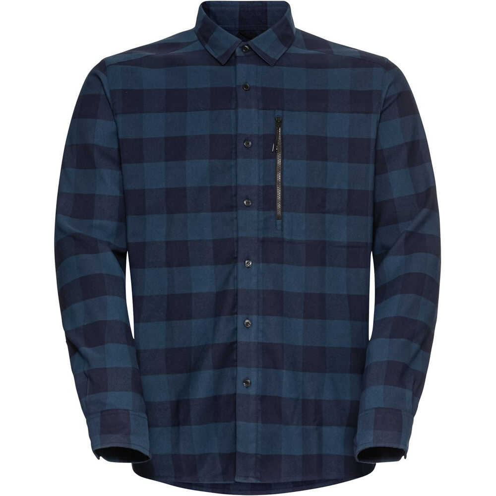 Odlo camisa montaña manga larga hombre SHIRT L/S HALDEN CHECK vista detalle