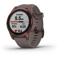 Garmin pulsómetros con gps FENIX 7S Sapphire Dark Bronze Ti Shale G 02