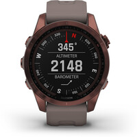 Garmin pulsómetros con gps FENIX 7S Sapphire Dark Bronze Ti Shale G 06