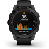 Garmin pulsómetros con gps FENIX 7 Sapphire Black DLC Ti Black Band 06