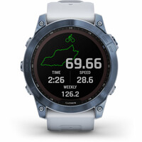 Garmin pulsómetros con gps FENIX 7X Saph/Whitestone/Ti Silcone Band 08