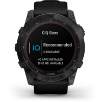 Garmin pulsómetros con gps FENIX 7X Saph Black Ti Black Silicone 04