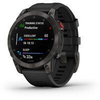 Garmin pulsómetros con gps EPIX 2 Black Sapphire Carbon Gray DLC Ti 07