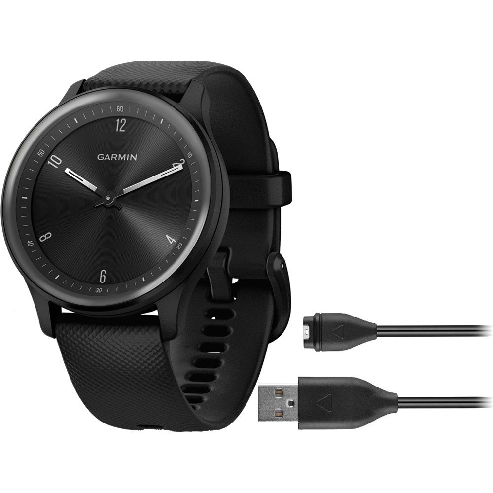 Garmin smartwatch Vivomove Sport Negro vista frontal