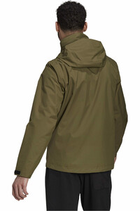 adidas chaqueta impermeable hombre Terrex Multi RAIN.RDY Primegreen Two-Layer impermeable vista trasera