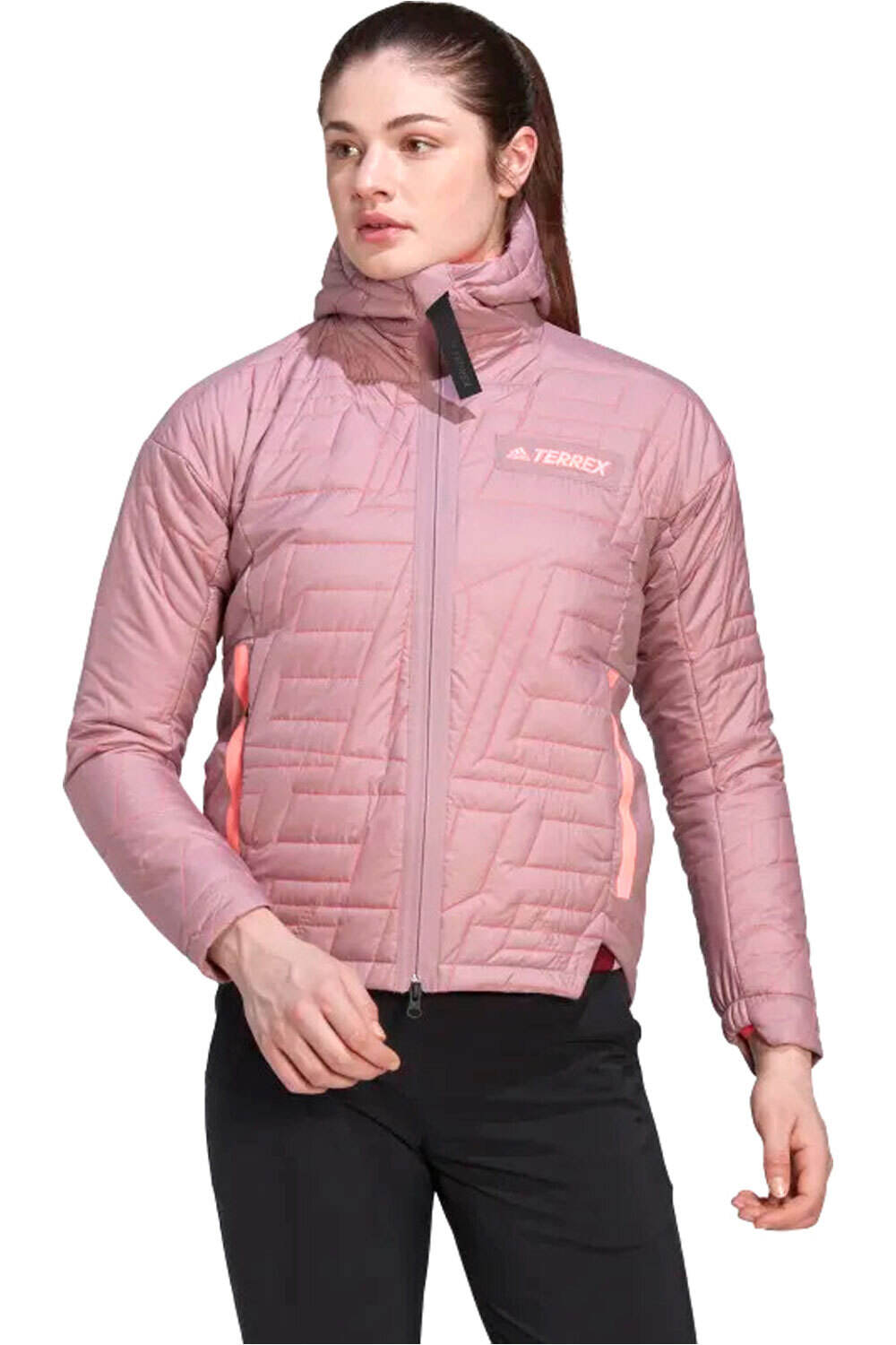 adidas chaqueta outdoor mujer Terrex MYSHELTER PrimaLoft (acolchada, con capucha) vista frontal