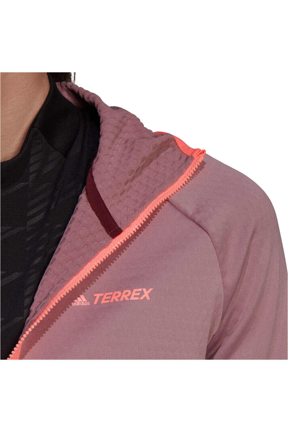 adidas forro polar mujer Terrex Tech Fleece Lite Hooded Hiking 04