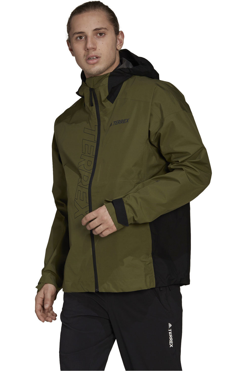 adidas chaqueta impermeable hombre Terrex GORE-TEX Paclite impermeable vista frontal