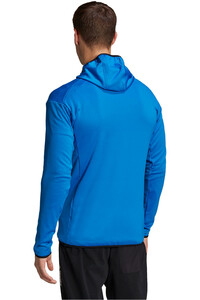 adidas forro polar hombre Terrex Tech Fleece Lite Hiking con capucha vista trasera