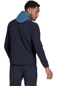 adidas forro polar hombre Terrex Multi Soft Shell vista trasera