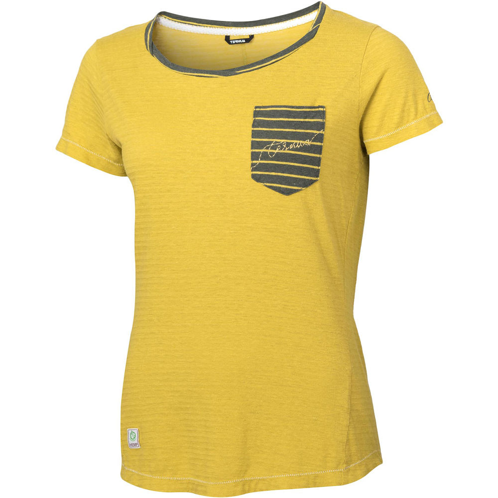 Dab camiseta montaña manga corta mujer Verde (M)