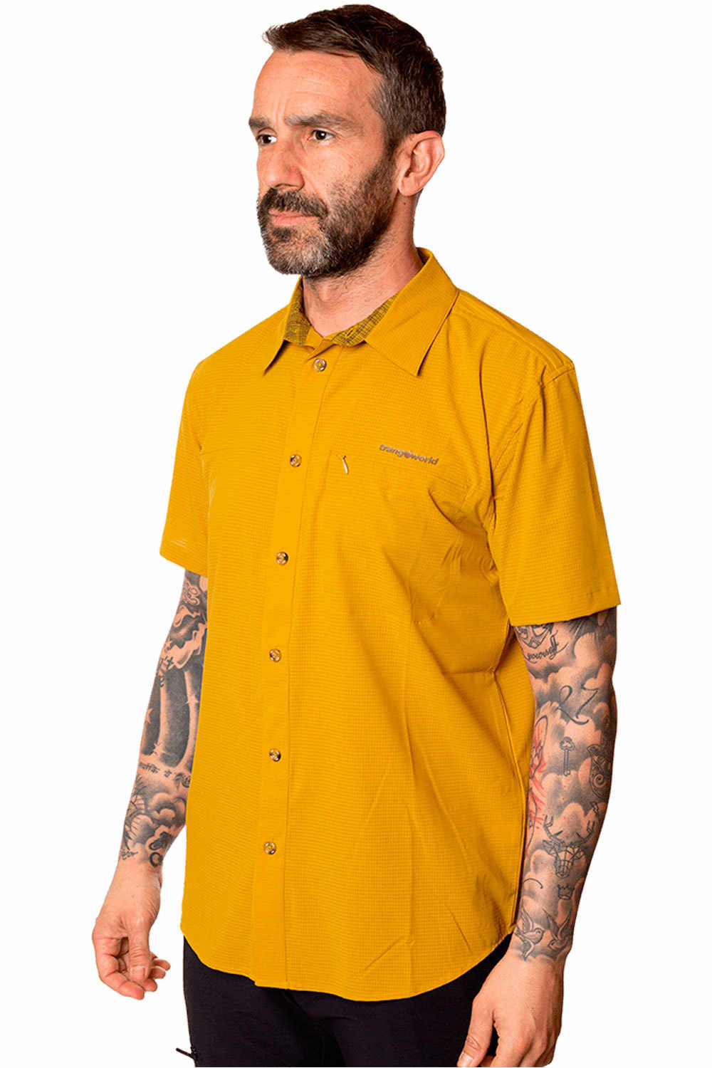 Trango camisa montaña manga corta hombre CAMISA ESERA VN vista frontal