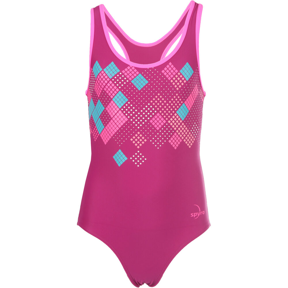 Spyro bañador natación niña BLANCA SWIMSUIT SPORT vista frontal