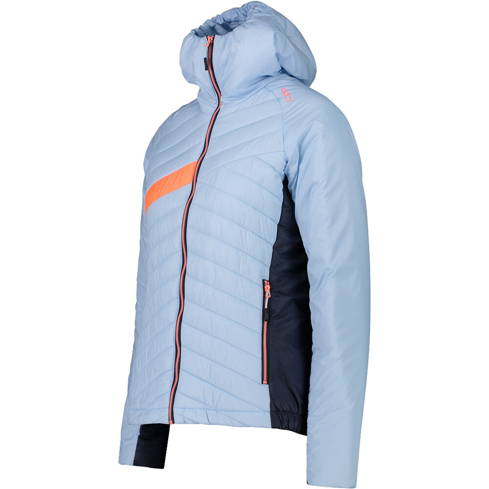 Cmp chaqueta outdoor mujer WOMAN JACKET FIX HOOD vista detalle