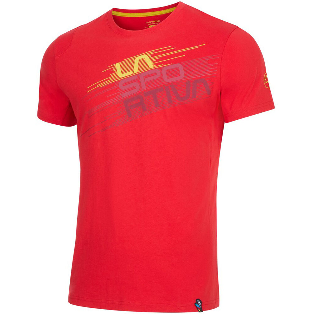 La Sportiva camiseta montaña manga corta hombre STRIPE EVO T-SHIRT vista frontal