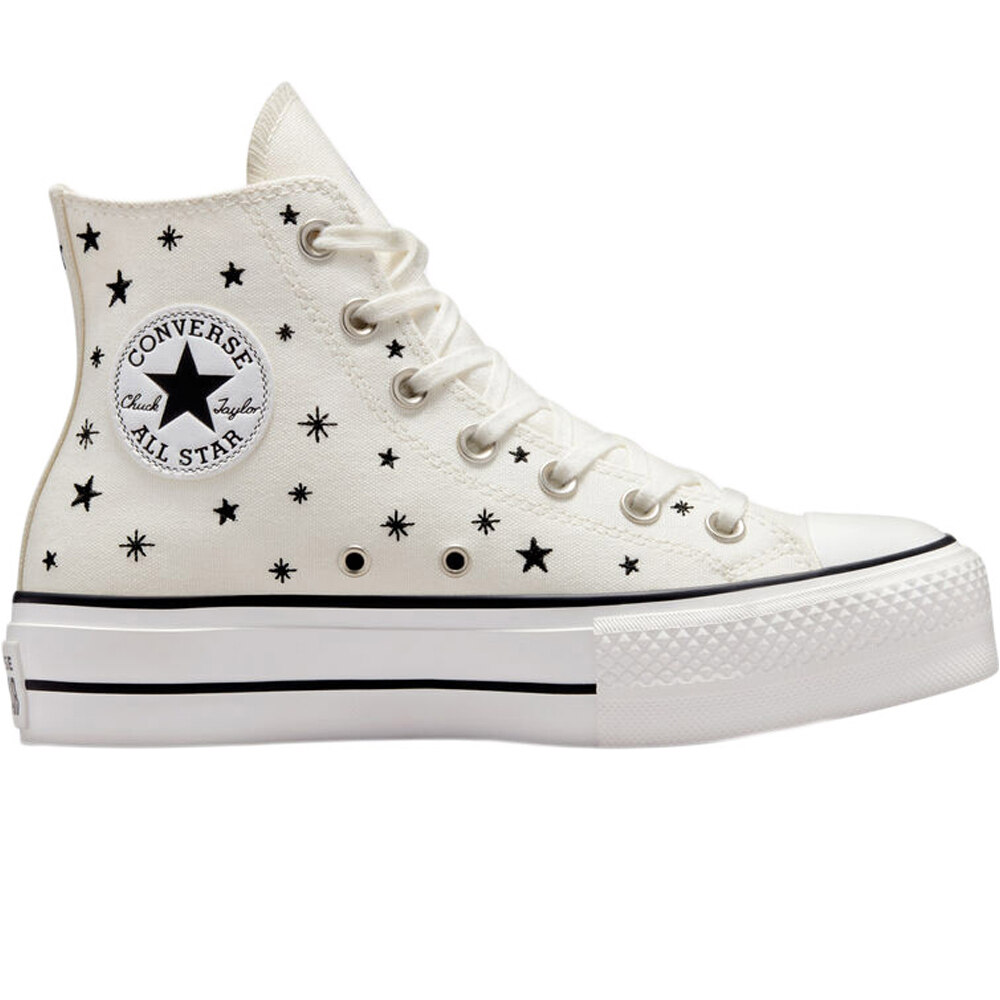 Converse zapatilla moda mujer CHUCK TAYLOR ALL STAR LIFT lateral exterior