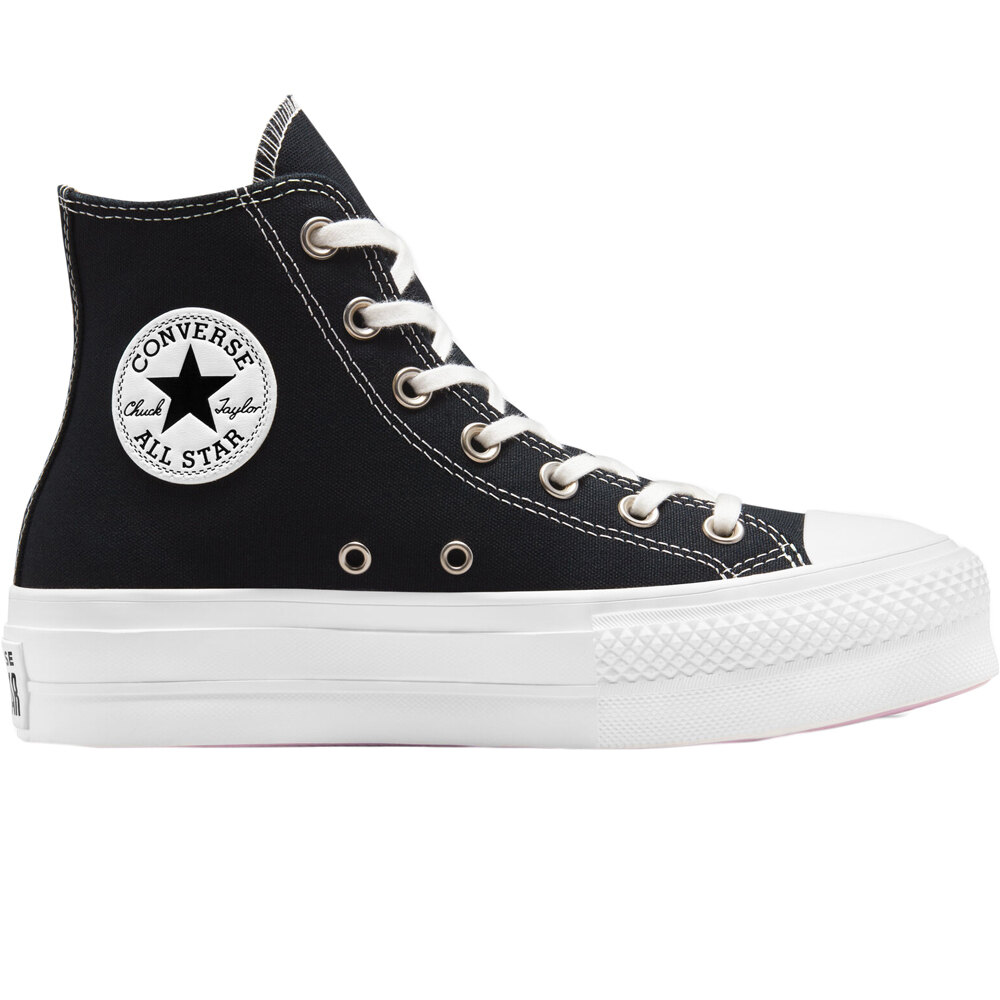 Converse zapatilla moda mujer CHUCK TAYLOR ALL STAR LIFT lateral exterior