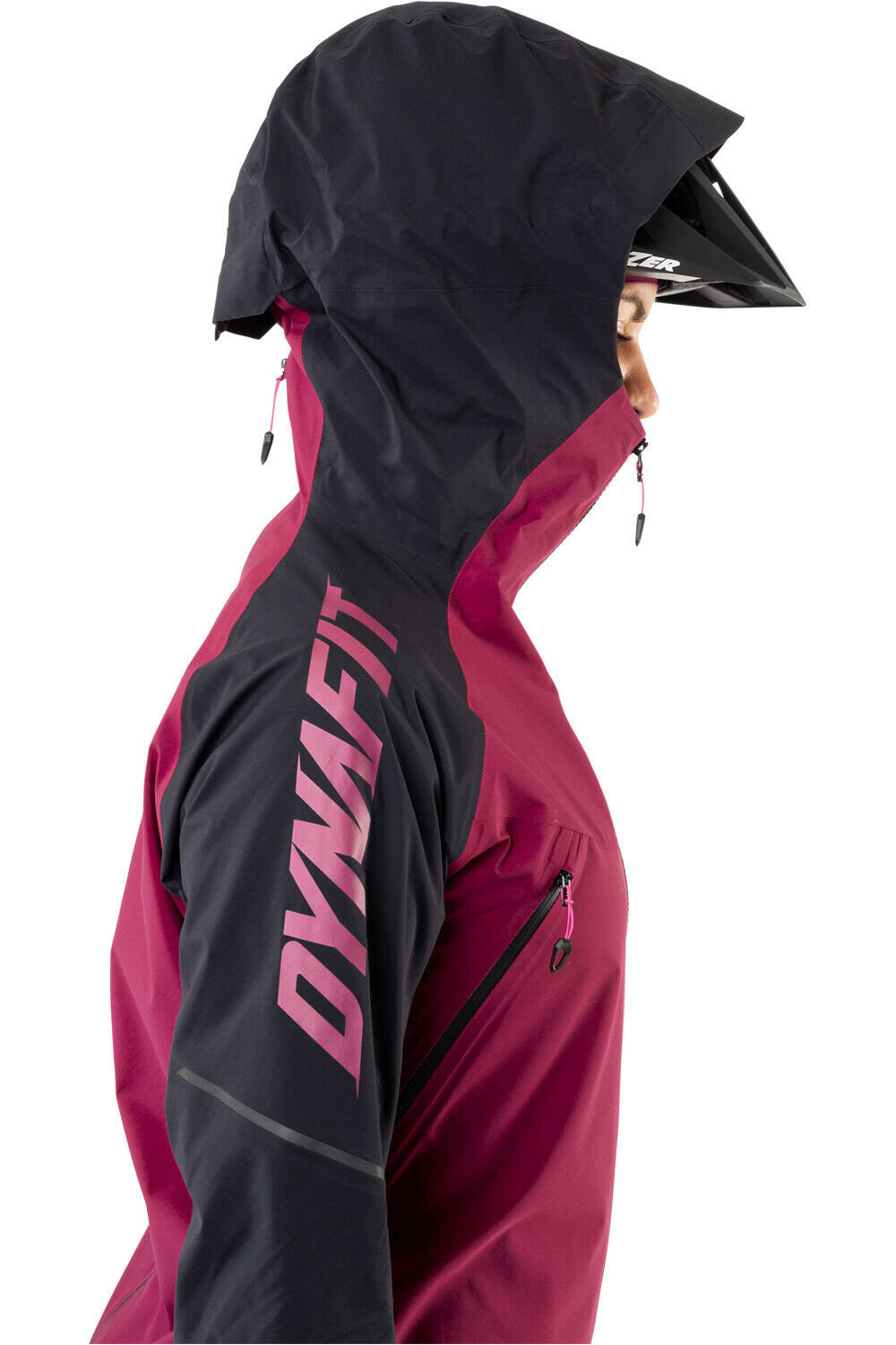 Dynafit chaqueta impermeable ciclismo mujer RIDE 3L W JKT vista detalle