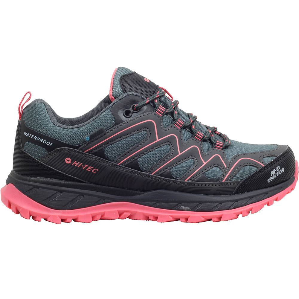 Hi Tec zapatilla trekking mujer LANDER LOW WATERPROOF lateral exterior